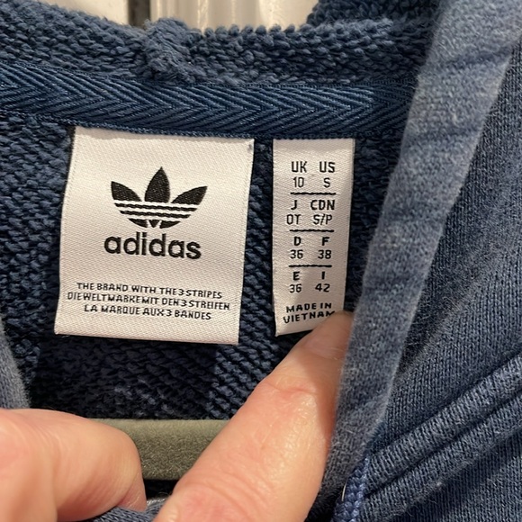 Women’s Adidas Cropped Hoodie - Size Small - Picture 4 of 4